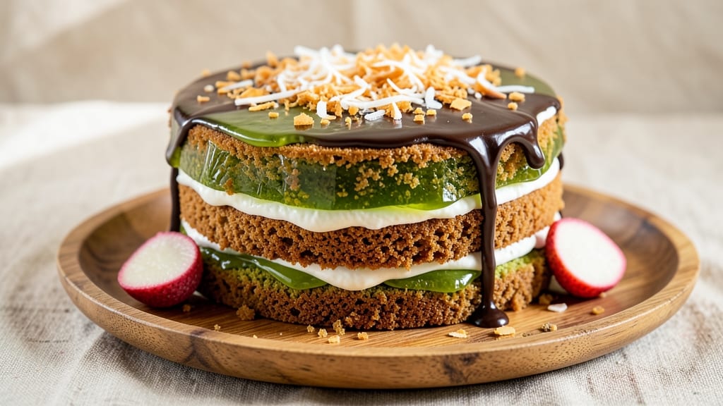 Asian Jiggly Cake Recipe: Silky Matcha Layers With Chewy Mochi Bites