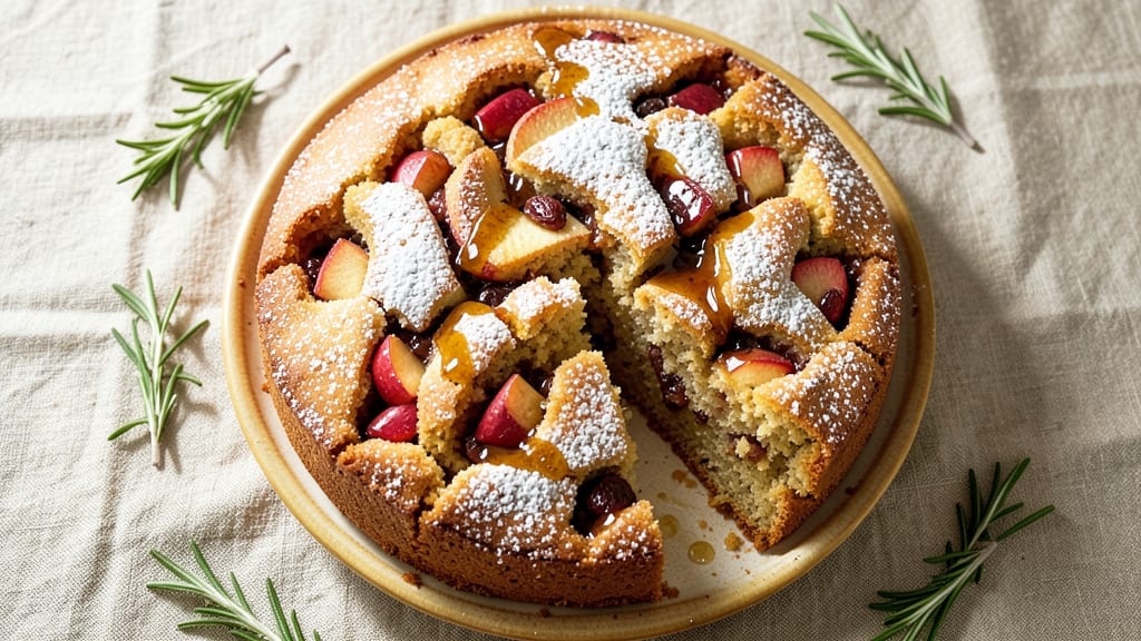 Apple and Mincemeat Cake Recipe: Spiced Fruit Filling with Buttery Streusel Crown