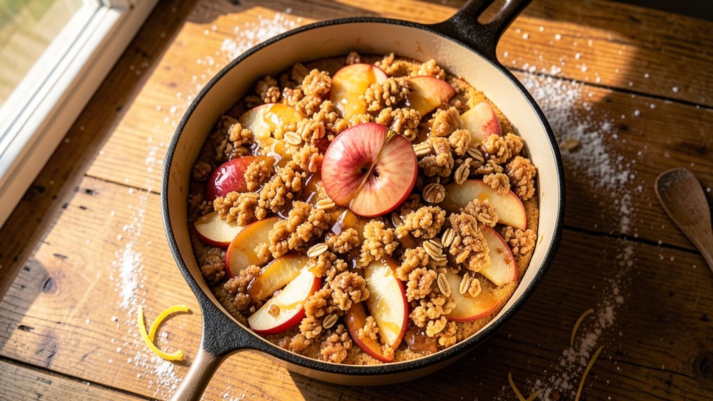 Apple Cake Recipe With Crumble Topping: Warm Spice Streusel Over Moist Apple Layers