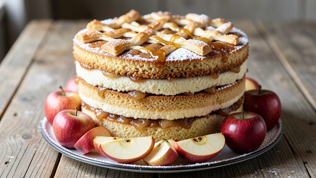 Apple Layer Cake Recipe Uk: Buttery Vanilla Layers and Spiced Apple Filling Fusion