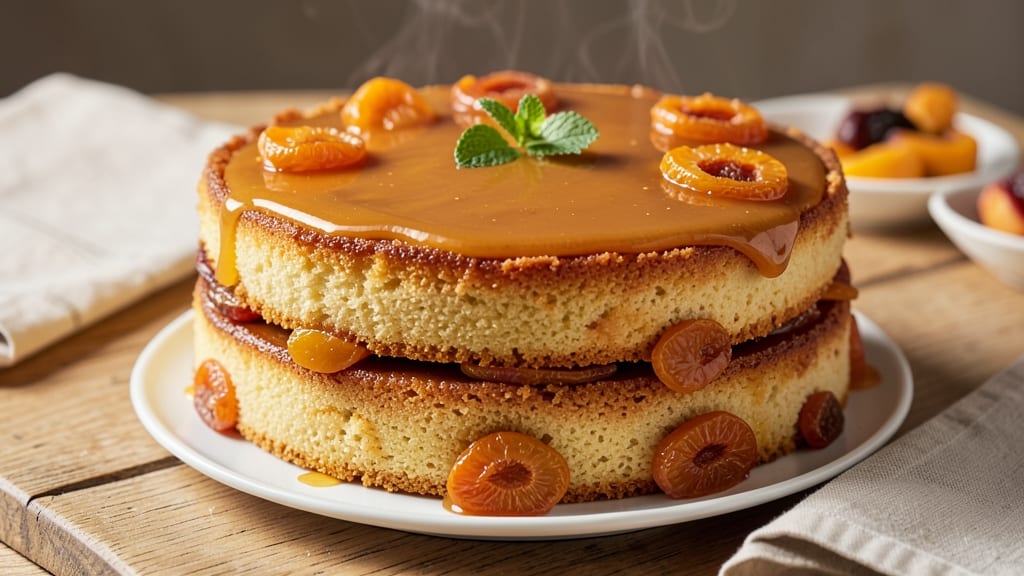 Apricot Cake Recipe UK: British-Style Spiced Layers With Zesty Glaze