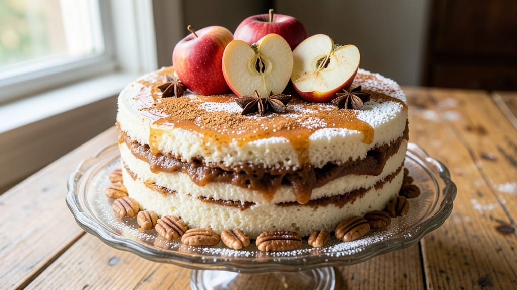 Apple Box Cake Recipe: Spiced Streusel Crown Over Moist Apple Layers