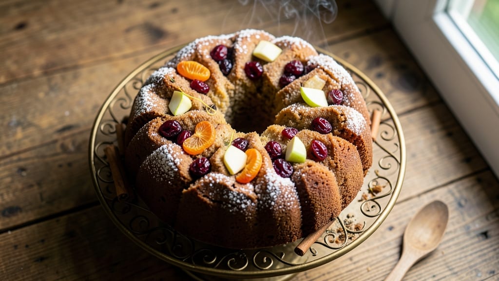 Apple and Fruit Cake Recipe: Spiced Apple-Cinnamon Layers with Buttery Crust