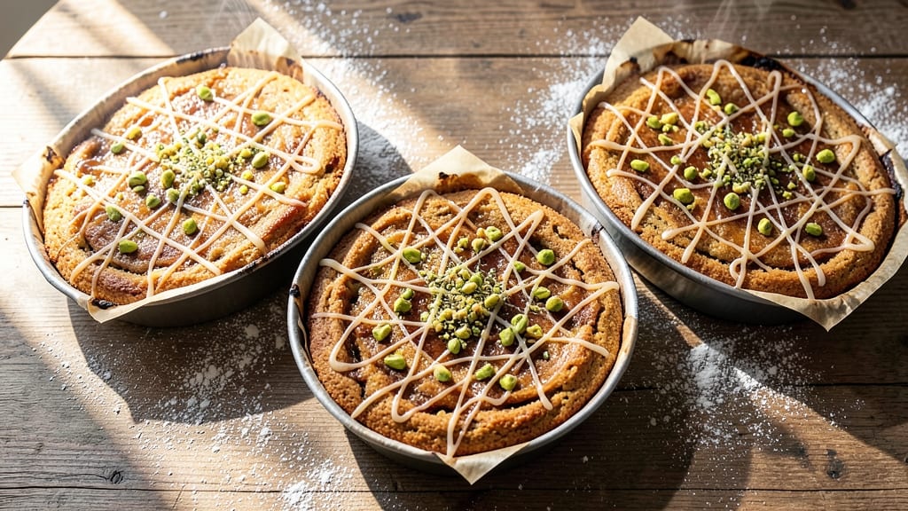 Ancient Greek Honey Cake Recipe: Golden Syrup-Soaked Layers With Pine Nuts