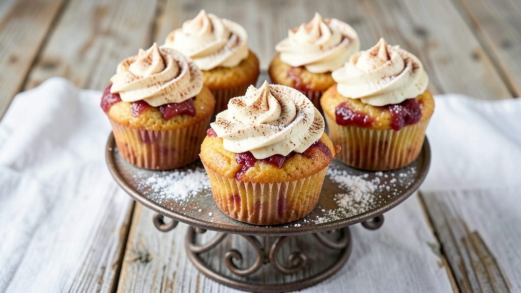 Apple Fritter Cupcakes Recipe: Spiced Streusel Crown Over Warm Apple Filling