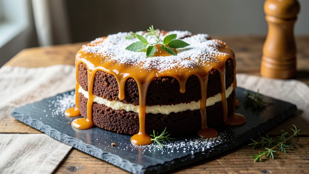 Angelica's Caramel Cake Recipe: Buttery Layers With Molten Caramel Rivers