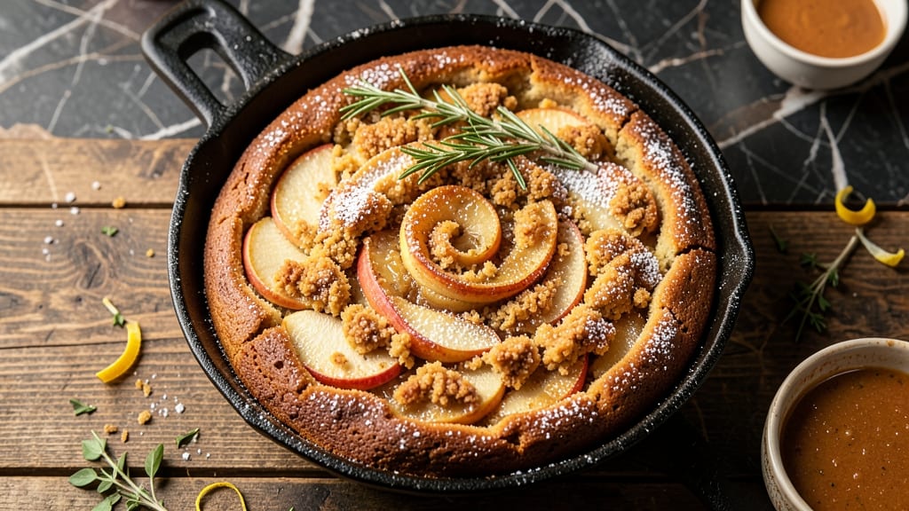Apple Cinnamon Streusel Cake Recipe: Buttery Streusel Crown Over Spiced Apple Filling
