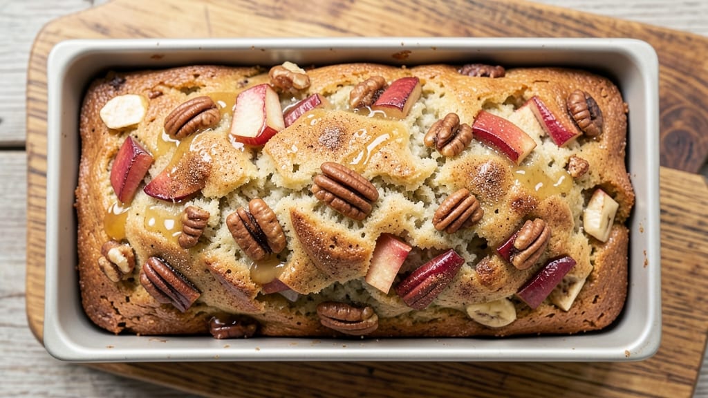 Apple Cake Tea Room Banana Bread Recipe: Warm Spiced Apple Banana Swirls With Buttery Crust