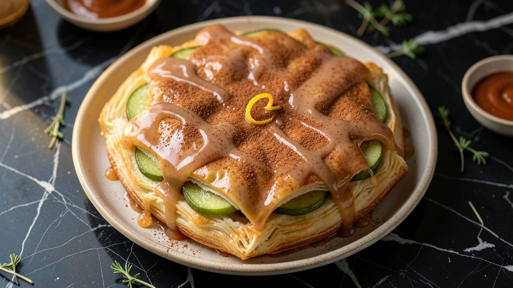 Apple Napoleon Cake Recipe: Layered Elegance With Buttery Streusel Crowns