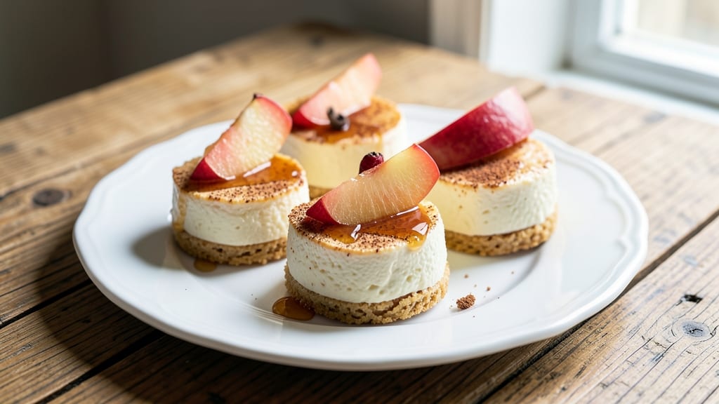 Apple Pie Cheesecake Bites Recipe: Mini Desserts With Apple Filling and Crumb Topping