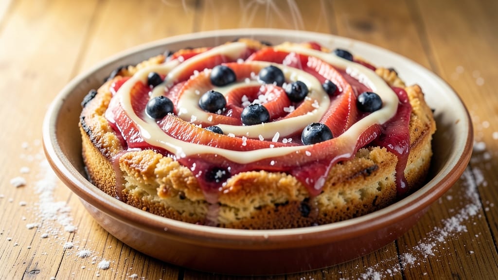 Apple Blueberry Coffee Cake Recipe: Streusel Crown Over Moist Spiced Layers
