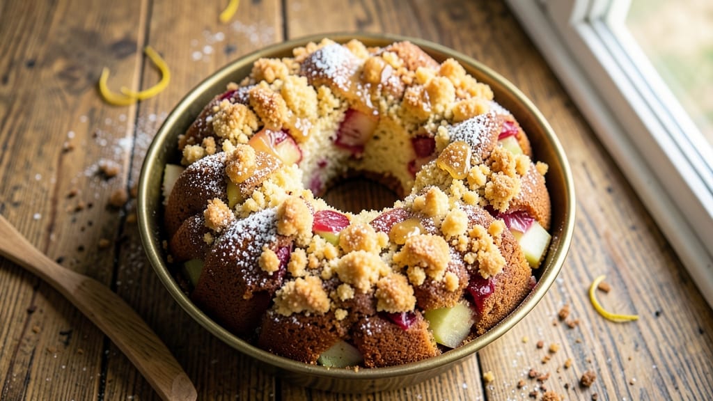 Apple Crumb Bundt Cake Recipe: Warm Spiced Apple Filling With Buttery Crunch Top