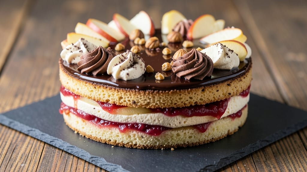 Apple Chocolate Mousse Cake Recipe: Decadent Layers of Silky Chocolate and Spiced Apple