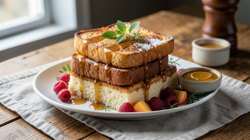 Angel Food Cake French Toast Recipe: Light-as-Air Bites With Vanilla-Kissed Crunch