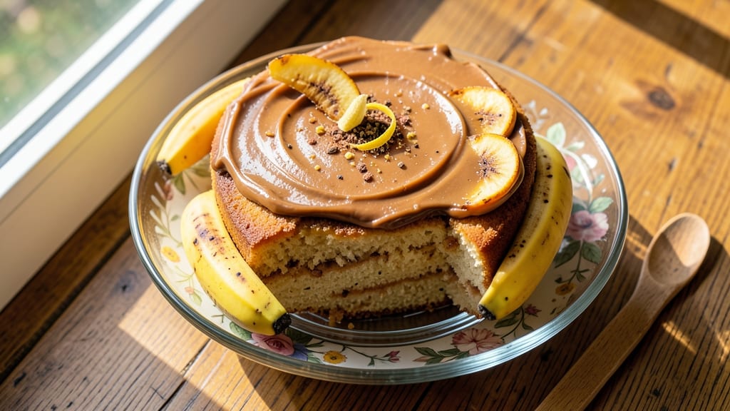 Annabelle White's Banana Cake Recipe: Moist Layers with Vanilla Streusel Crown