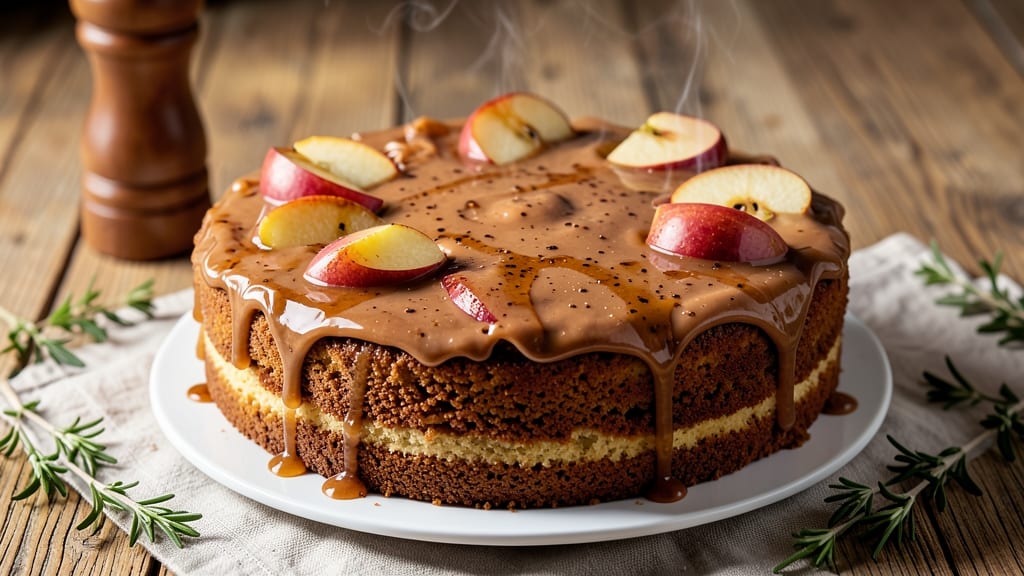Apple Cake With Maple Frosting Recipe: Warm Spiced Layers and Sticky Maple Glaze
