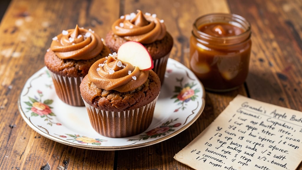 Apple Butter Cupcakes Recipe: Warm Spiced Filling with Buttery Vanilla Frosting