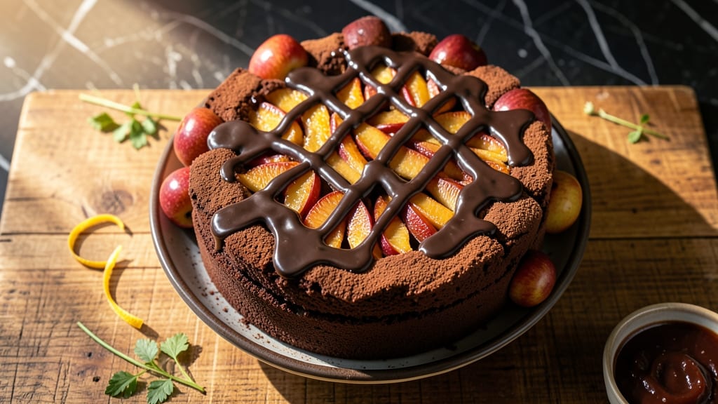 Amish Apple Chocolate Cake Recipe: Deep Spiced Layers With Fudgy Chocolate Swirl