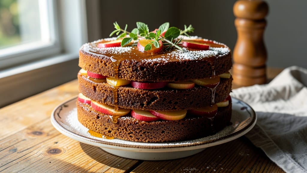 Apple Whiskey Cake Recipe: Boozy Caramelized Apples and Spiced Crumb Topping