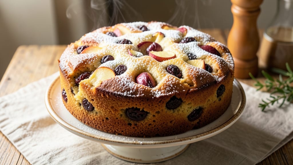 Apple and Sultana Cake Recipe: Warm Spiced Fruit Layers with Buttery Streusel Crown