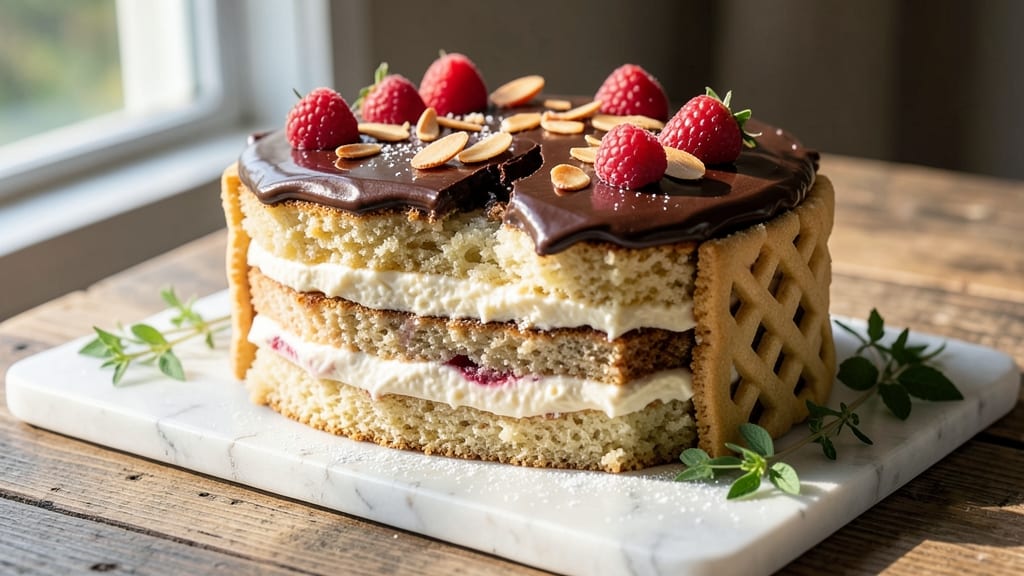 Almond Yogurt Cake Recipe: Light and Airy With Toasted Almond Crunch